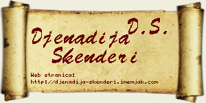 Đenadija Skenderi vizit kartica